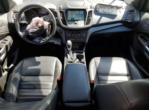 1FMCU9HD8KUB73057 2019 FORD ESCAPE Silver Widok deski rozdzielczej