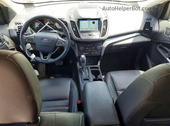 1FMCU9HD8KUB76105 2019 FORD ESCAPE Silver Вид панелі приладів