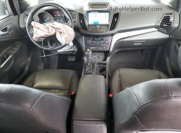 1FMCU9HD9JUB06448 2018 FORD ESCAPE Угольный Вид панели приборов