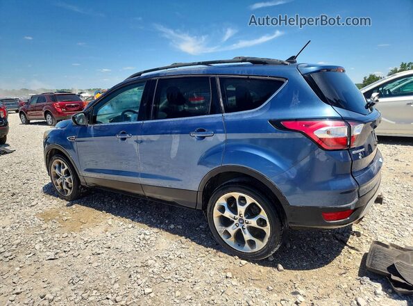 1FMCU9HD9JUB27588 2018 FORD ESCAPE Blue Trasero izquierdo