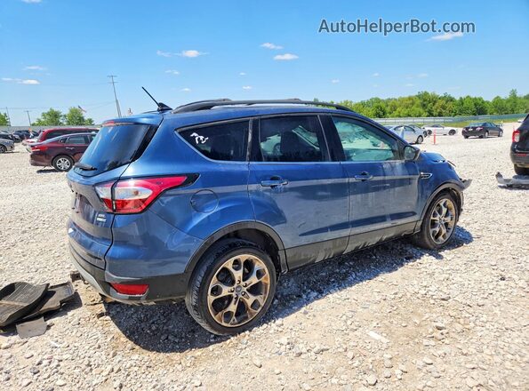 1FMCU9HD9JUB27588 2018 FORD ESCAPE Blue Trasero derecho