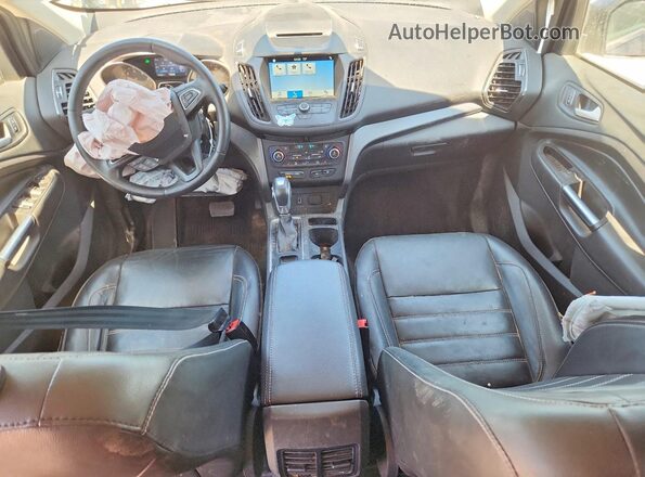 1FMCU9HD9JUB27588 2018 FORD ESCAPE Blue Vista del salpicadero