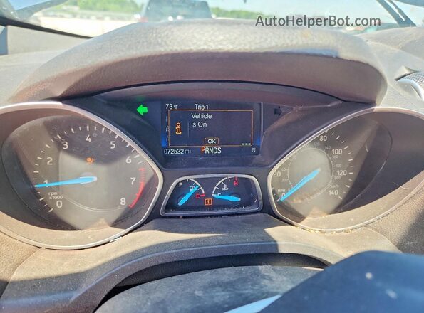 1FMCU9HD9JUB27588 2018 FORD ESCAPE Blue Vista del cuadro de instrumentos
