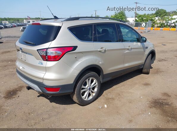 1FMCU9HD9JUC43907 2018 FORD ESCAPE Желто-коричневый Задняя правая четверть