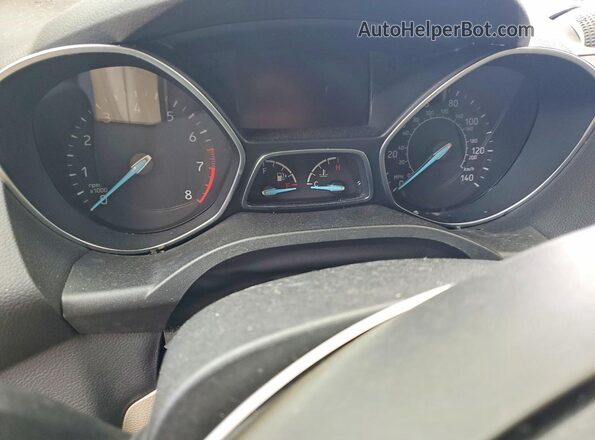 1FMCU9HD9JUC86966 2018 FORD ESCAPE White Instrument cluster view