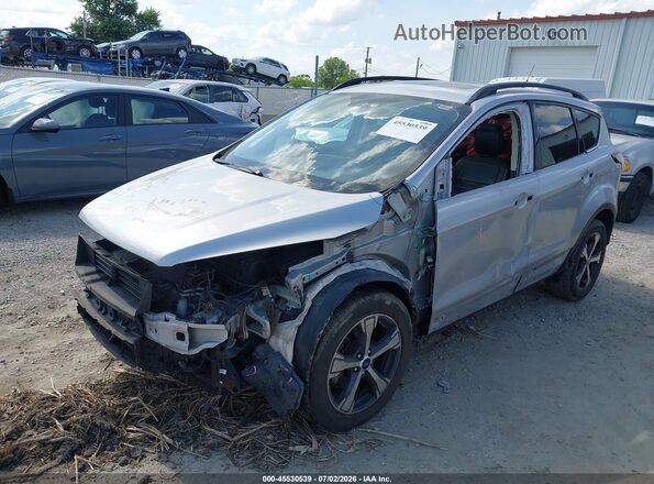 1FMCU9HD9JUD16337 2018 FORD ESCAPE Silver Front left