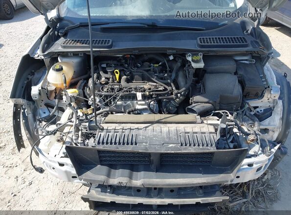 1FMCU9HD9JUD16337 2018 FORD ESCAPE Silver Rear view