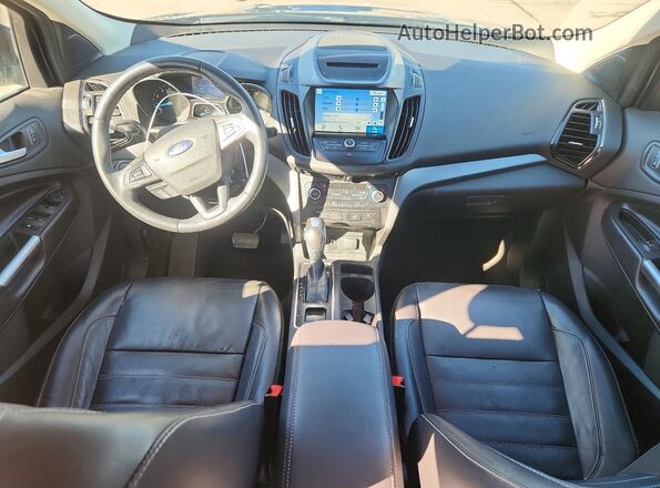 1FMCU9HD9JUD29329 2018 FORD ESCAPE Gray Առջևի վահանակի տեսք