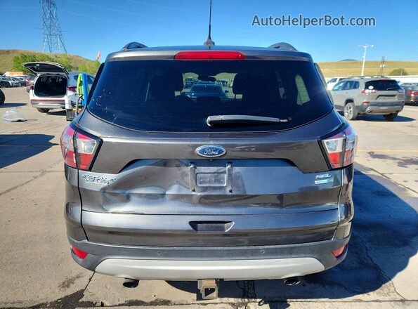 1FMCU9HD9JUD29329 2018 FORD ESCAPE Gray Հետևի տեսք