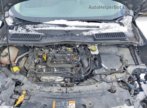 1FMCU9HD9KUC10438 2019 FORD ESCAPE Charcoal Vista del compartimento del motor