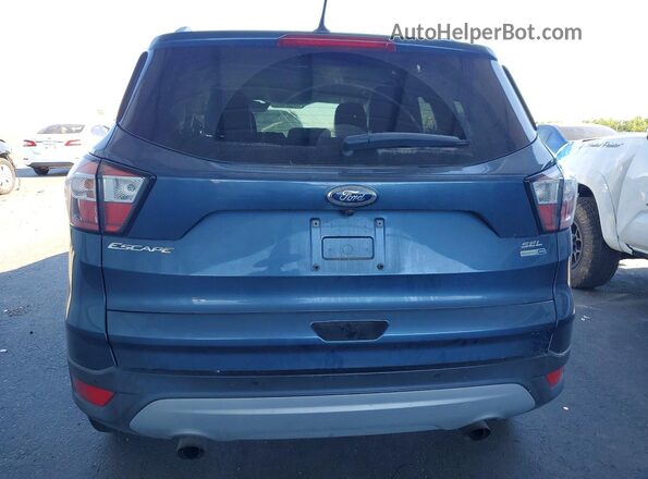 1FMCU9HDXJUB15000 2018 FORD ESCAPE Синий Вид сзади