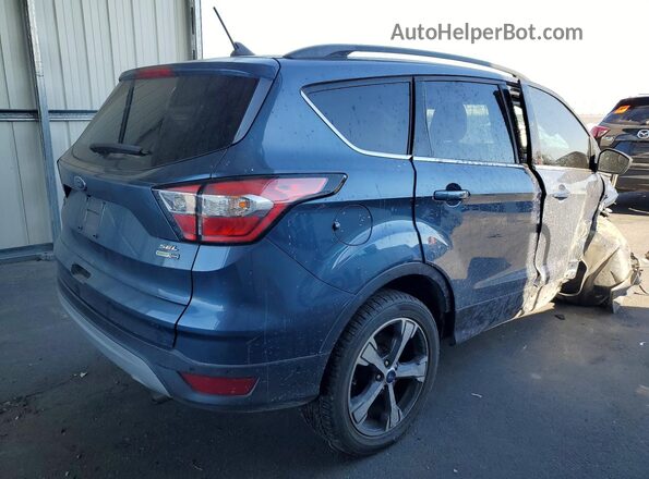 1FMCU9HDXJUB15000 2018 FORD ESCAPE Синий Задняя правая четверть