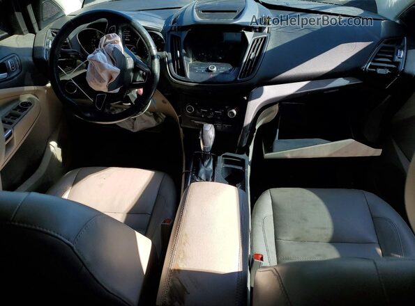 1FMCU9HDXJUB15000 2018 FORD ESCAPE Синий Вид панели приборов