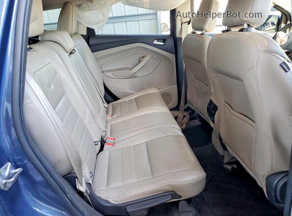 1FMCU9HDXJUB15000 2018 FORD ESCAPE Синий Вид задней части салона