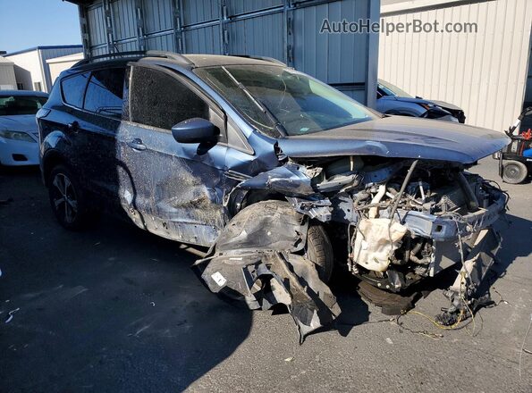 1FMCU9HDXJUB15000 2018 FORD ESCAPE Синий Передняя правая четверть