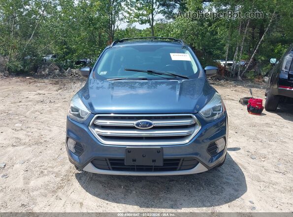 1FMCU9HDXJUB78341 2018 FORD ESCAPE Blue ხელსაწყოთა პანელის ხედი