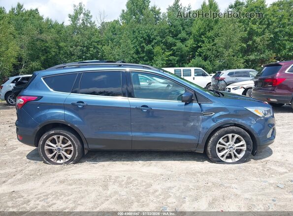 1FMCU9HDXJUB78341 2018 FORD ESCAPE Blue უკანა სალონის ხედი
