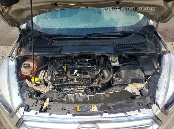 1FMCU9HDXJUD56409 2018 FORD ESCAPE Gold Engine compartment view