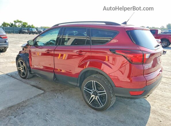 1FMCU9HDXKUB20862 2019 FORD ESCAPE Maroon Задня ліва чверть