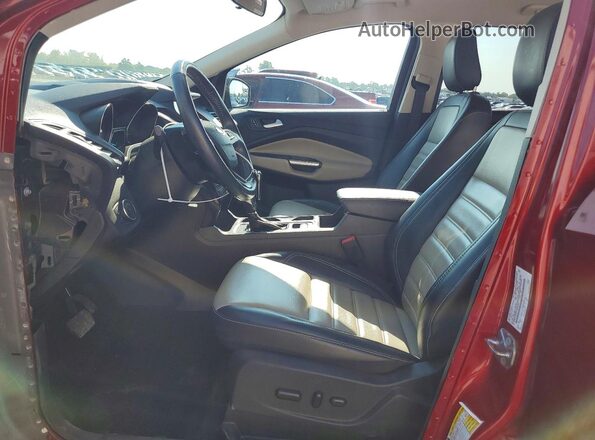 1FMCU9HDXKUB20862 2019 FORD ESCAPE Maroon Вид салону спереду
