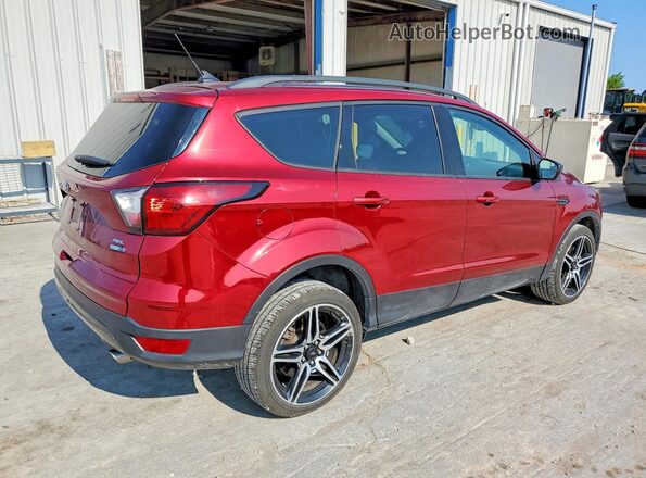 1FMCU9HDXKUB20862 2019 FORD ESCAPE Maroon Задня права чверть