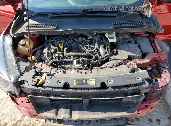 1FMCU9HDXKUB20862 2019 FORD ESCAPE Maroon Вид підкапотного простору