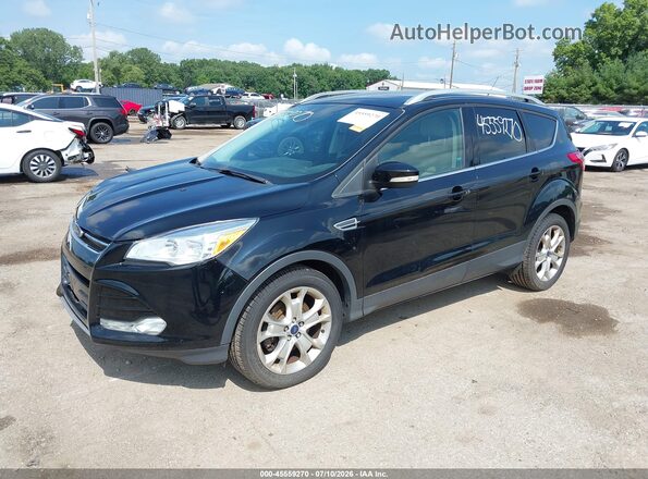 1FMCU9J90GUB22925 2016 FORD ESCAPE Black Przód lewy