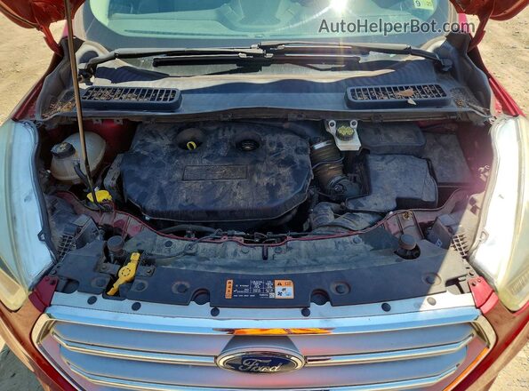 1FMCU9J90HUD45662 2017 FORD ESCAPE Red Vista del compartimento del motor