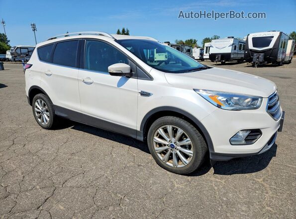 1FMCU9J90HUE48533 2017 FORD ESCAPE White Przód prawy