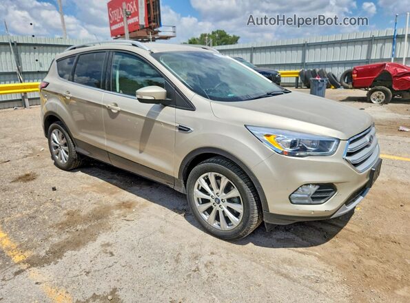 1FMCU9J90JUB83540 2018 FORD ESCAPE Tan Front right