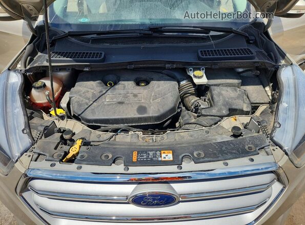 1FMCU9J90JUB83540 2018 FORD ESCAPE Tan Engine compartment view