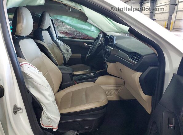 1FMCU9J90LUB19940 2020 FORD ESCAPE White Front interior view