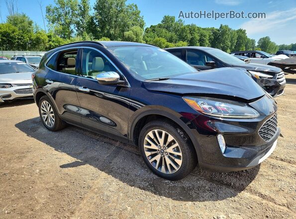 1FMCU9J90MUA35280 2021 FORD ESCAPE Черный Передняя правая четверть
