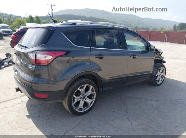 1FMCU9J91JUB02805 2018 FORD ESCAPE Серый Задняя правая четверть