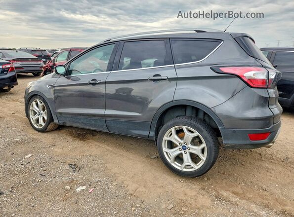 1FMCU9J91JUB98757 2018 FORD ESCAPE Gray Trasero izquierdo