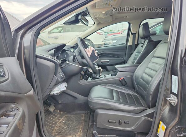 1FMCU9J91JUB98757 2018 FORD ESCAPE Gray Vista interior delantera