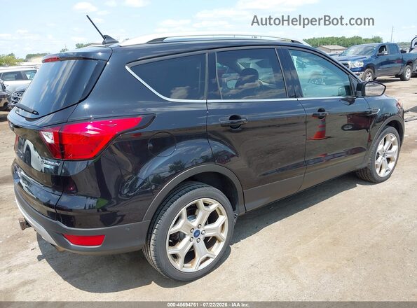 1FMCU9J91KUB22912 2019 FORD ESCAPE Black უკანა მარჯვენა
