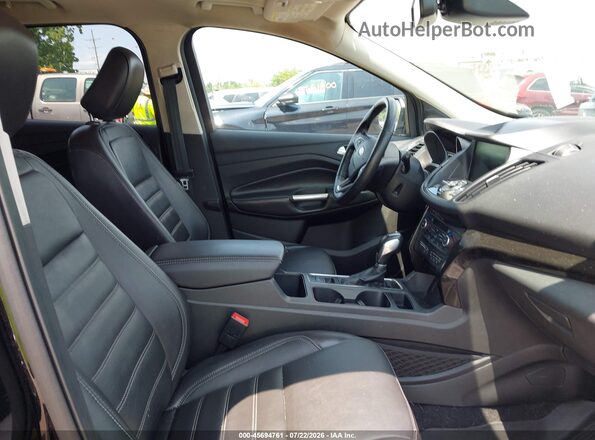 1FMCU9J91KUB22912 2019 FORD ESCAPE Black წინა სალონის ხედი