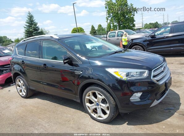 1FMCU9J91KUB22912 2019 FORD ESCAPE Black უკანა სალონის ხედი