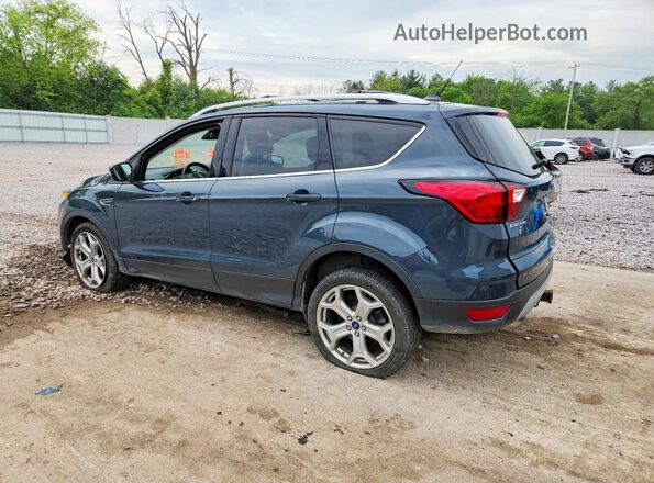 1FMCU9J91KUC25036 2019 FORD ESCAPE Blue Trasero izquierdo