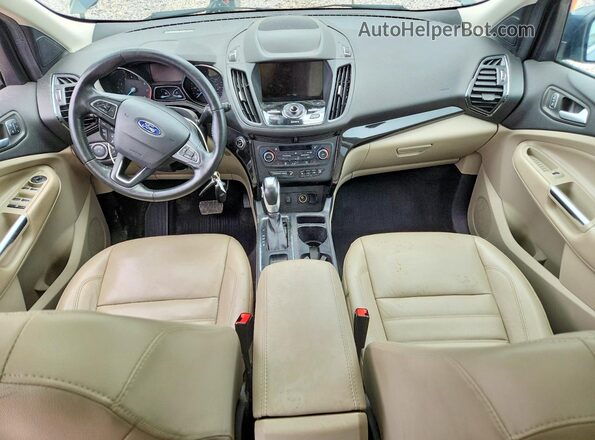 1FMCU9J91KUC25036 2019 FORD ESCAPE Blue Vista del salpicadero