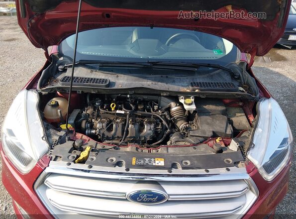 1FMCU9J92JUD55356 2018 FORD ESCAPE Красный Вид сзади