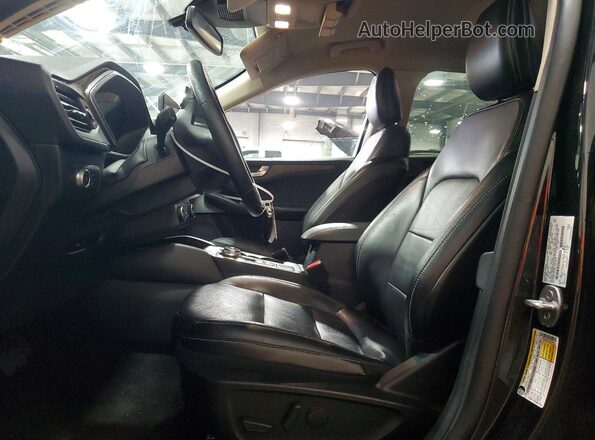 1FMCU9J92LUB19910 2020 FORD ESCAPE Black Front interior view