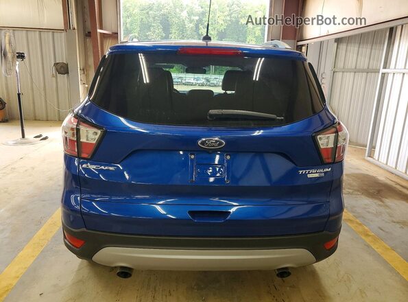 1FMCU9J93HUD86982 2017 FORD ESCAPE Blue Widok z tyłu