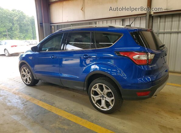 1FMCU9J93HUD86982 2017 FORD ESCAPE Blue Tył lewy