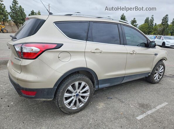 1FMCU9J93JUB55103 2018 FORD ESCAPE Beige Trasero derecho