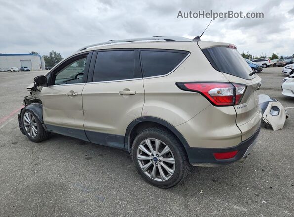 1FMCU9J93JUB55103 2018 FORD ESCAPE Beige Trasero izquierdo