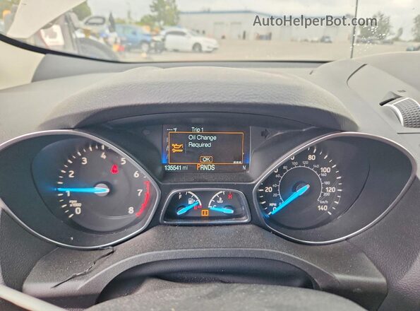 1FMCU9J93JUB55103 2018 FORD ESCAPE Beige Vista del cuadro de instrumentos