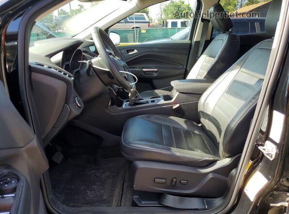 1FMCU9J93JUC49191 2018 FORD ESCAPE Black Front interior view
