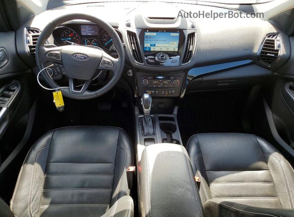 1FMCU9J93JUC49191 2018 FORD ESCAPE Black Dashboard view